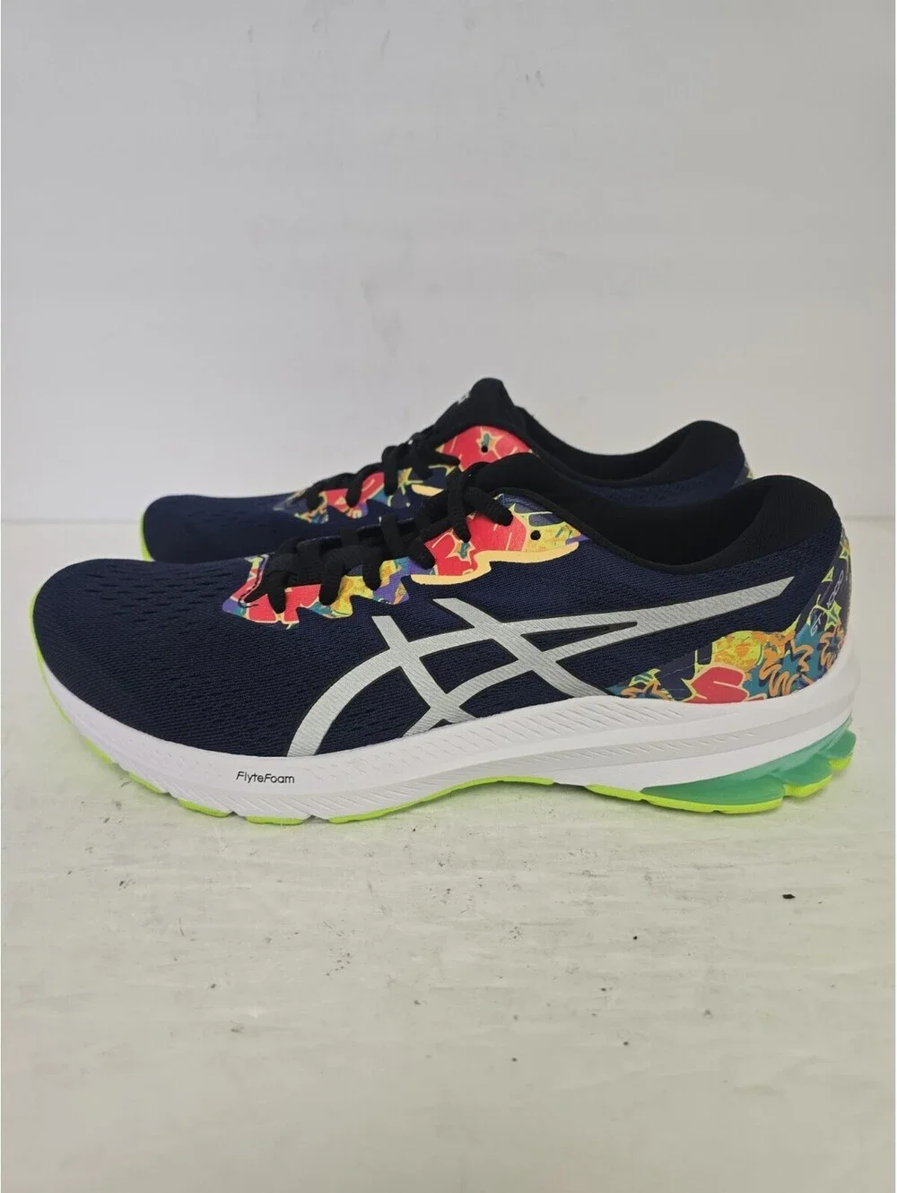 Asics Men's 101B676 Gel Gt - 1000 Running Shoe Blue Multi Size 10M
